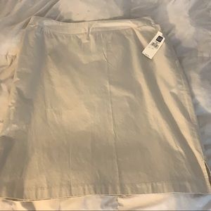 Gap side zipper cotton skirt size 8